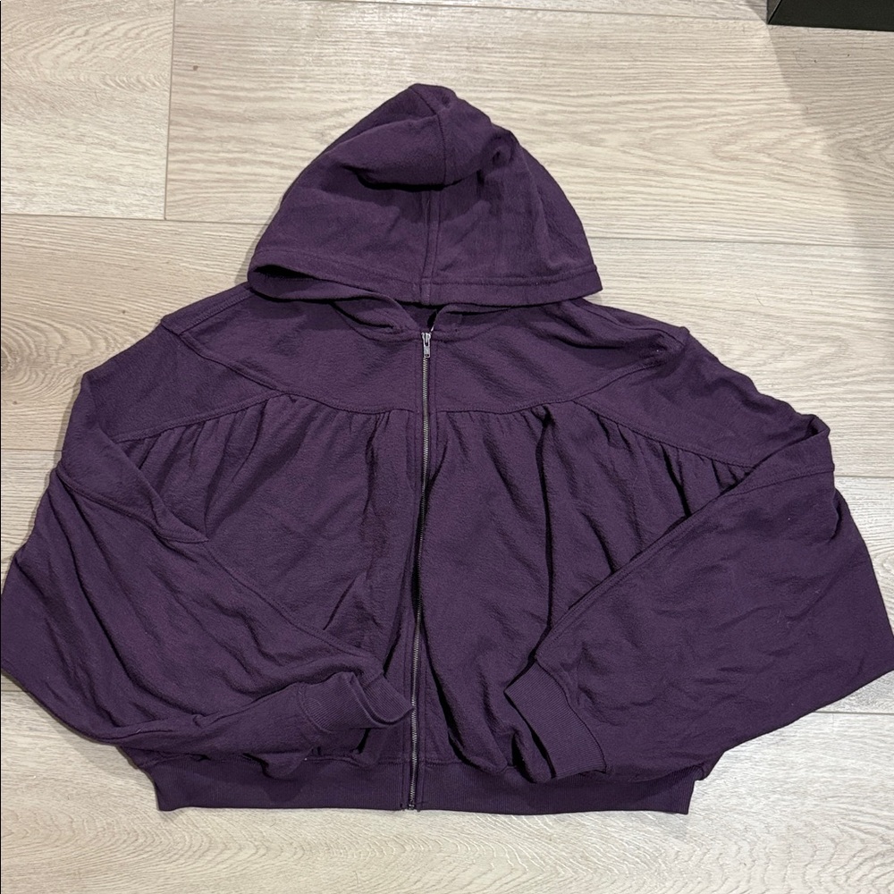 Aerie Deep Purple Knit Sweater